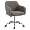 Best deal 🥰 Riverbay Furniture Metal Upholstered Office Chair In Gray ⭐ -Deals Writing Desks Store 2118857 L