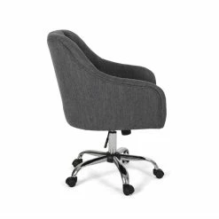 Outlet 😀 Noble House Barbour Tufted Home Office Swivel Chair In Charcoal 💯 17 Outlet 😀 Noble House Barbour Tufted Home Office Swivel Chair In Charcoal 💯 -Deals Writing Desks Store 2119851 6 L