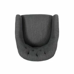 Outlet 😀 Noble House Barbour Tufted Home Office Swivel Chair In Charcoal 💯 19 Outlet 😀 Noble House Barbour Tufted Home Office Swivel Chair In Charcoal 💯 -Deals Writing Desks Store 2119851 8 L