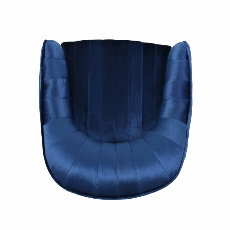 New 🛒 Noble House Channeled Glam Velvet Home Office Swivel Chair In Navy Blue ⭐ 12 New 🛒 Noble House Channeled Glam Velvet Home Office Swivel Chair In Navy Blue ⭐ - Image 10