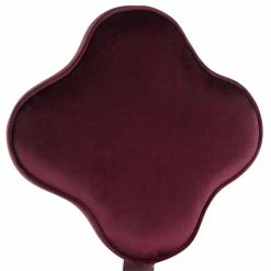 Best Pirce 🛒 ACME Furniture ACME Clover Velvet Upholstered Armless Office Chair With Swivel Seat In Red 🥰 -Deals Writing Desks Store 2124376 12 L