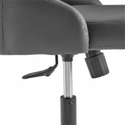 Deals 😍 Modway Designate Faux Leather Upholstered Office Swivel Chair In Black And Gray 🔔 -Deals Writing Desks Store 2127342 6 L