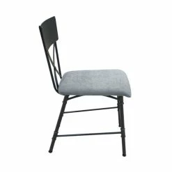 New 🎁 ACME Furniture ACME Brantley Wooden Armless Office Chair In Antique Oak And Sandy Gray 🧨 -Deals Writing Desks Store 2127977 3 L