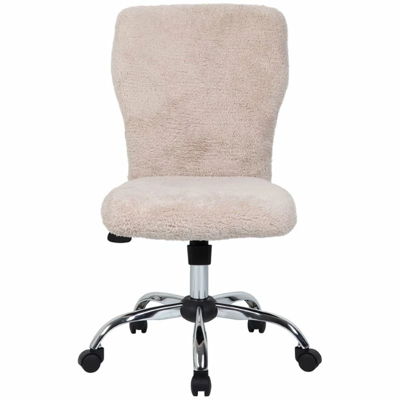 Outlet ⌛ Boss Office Products Boss Office Tiffany Faux Fur Office Swivel Chair In Cream 🛒 4 Outlet ⌛ Boss Office Products Boss Office Tiffany Faux Fur Office Swivel Chair In Cream 🛒 - Image 2