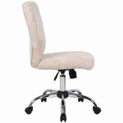 Outlet ⌛ Boss Office Products Boss Office Tiffany Faux Fur Office Swivel Chair In Cream 🛒 8 Outlet ⌛ Boss Office Products Boss Office Tiffany Faux Fur Office Swivel Chair In Cream 🛒 -Deals Writing Desks Store 2129817 2 L