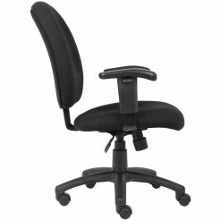 Top 10 ✨ Boss Office Products Boss Office Fabric Upholstered Office Swivel Chair With Adjustable Arms In Black 🤩 -Deals Writing Desks Store 2129828 2 L