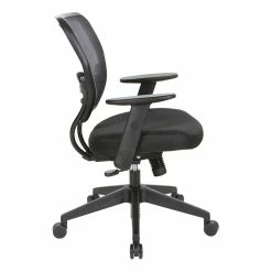 Flash Sale ✨ Office Star Space Seating 24/7 Intense Use Office Chair Breathable Air Grid In Black Fabric 🤩 -Deals Writing Desks Store 2154562 2 L