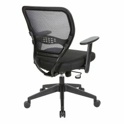 Flash Sale ✨ Office Star Space Seating 24/7 Intense Use Office Chair Breathable Air Grid In Black Fabric 🤩 -Deals Writing Desks Store 2154562 4 L