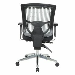 Buy 🤩 Office Star Contoured Gray Plastic Back Manager's Chair 🎁 -Deals Writing Desks Store 2154569 3 L
