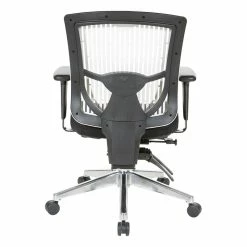 Best Sale 😍 Office Star Contoured White Plastic Back Manager's Chair 🥰 -Deals Writing Desks Store 2154570 3 L