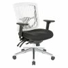 Best Sale 😍 Office Star Contoured White Plastic Back Manager's Chair 🥰 -Deals Writing Desks Store 2154570 L