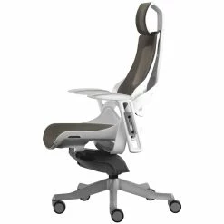 Discount 🥰 Techni Mobili LUX Ergonomic Executive Chair - Grey 🌟 -Deals Writing Desks Store 2159166 5 L