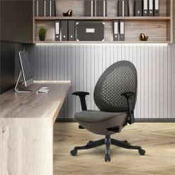 Top 10 🎁 Techni Mobili Deco LUX Executive Office Chair - Taupe 🛒 -Deals Writing Desks Store 2159168 4 L