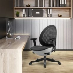 Cheapest 😉 Techni Mobili Deco LUX Executive Office Chair - White 👏 -Deals Writing Desks Store 2159169 4 L