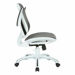 Budget ✔️ OSP Home Furnishings Riley Office Chair With Black Mesh Fabric 🌟 -Deals Writing Desks Store 2163488 3 L