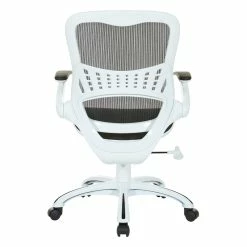 Budget ✔️ OSP Home Furnishings Riley Office Chair With Black Mesh Fabric 🌟 -Deals Writing Desks Store 2163488 4 L