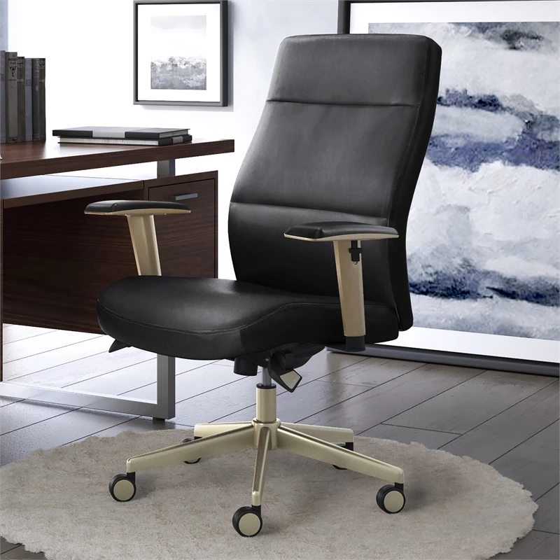 Best Sale โ๏ธ La-Z-Boy Office La-Z-Boy Baylor Modern Executive Office Chair Black Bonded Leather ๐ 4 Best Sale โ๏ธ La-Z-Boy Office La-Z-Boy Baylor Modern Executive Office Chair Black Bonded Leather ๐ - Image 2