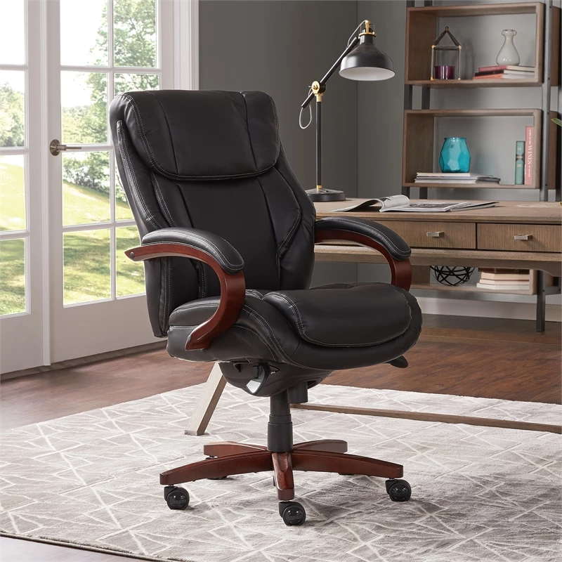 Buy 😀 La-Z-Boy Office La-Z-Boy Bellamy Executive Office Chair Black Bonded Leather 🥰 4 Buy 😀 La-Z-Boy Office La-Z-Boy Bellamy Executive Office Chair Black Bonded Leather 🥰 - Image 2