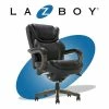 Promo ✨ La-Z-Boy Office La-Z-Boy Harnett Big & Tall Executive Chair Black Bonded Leather ✔️ -Deals Writing Desks Store 2169898 14 L