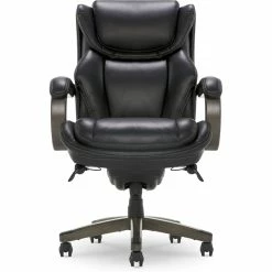 Promo ✨ La-Z-Boy Office La-Z-Boy Harnett Big & Tall Executive Chair Black Bonded Leather ✔️ -Deals Writing Desks Store 2169898 23 L