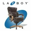 Cheapest 🎉 La-Z-Boy Office La-Z-Boy Harnett Big & Tall Executive Chair Coffee Brown Bonded Leather 🔥 -Deals Writing Desks Store 2169899 14 L