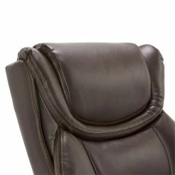 Cheapest 🎉 La-Z-Boy Office La-Z-Boy Harnett Big & Tall Executive Chair Coffee Brown Bonded Leather 🔥 -Deals Writing Desks Store 2169899 17 L