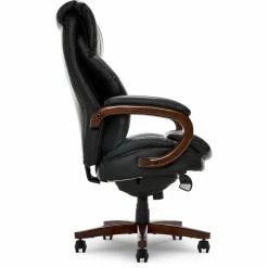 Outlet ❤️ La-Z-Boy Office La-Z-Boy Big And Tall Trafford Executive Office Chair Black Bonded Leather 🤩 -Deals Writing Desks Store 2169900 26 L