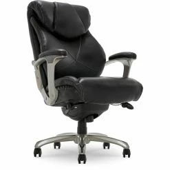 Best deal 😉 La-Z-Boy Office La-Z-Boy Cantania Executive Office Chair Black Bonded Leather 🤩 -Deals Writing Desks Store 2169901 24 L