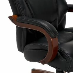 Best Sale ⭐ La-Z-Boy Office La-Z-Boy Delano Big & Tall Executive Office Chair Black Bonded Leather 👍 -Deals Writing Desks Store 2169902 19 L