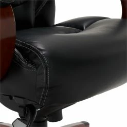 Best Sale ⭐ La-Z-Boy Office La-Z-Boy Delano Big & Tall Executive Office Chair Black Bonded Leather 👍 -Deals Writing Desks Store 2169902 21 L