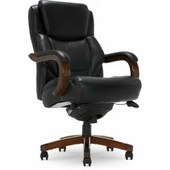Best Sale ⭐ La-Z-Boy Office La-Z-Boy Delano Big & Tall Executive Office Chair Black Bonded Leather 👍 -Deals Writing Desks Store 2169902 25 L