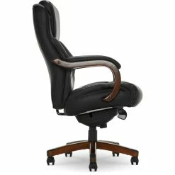 Best Sale ⭐ La-Z-Boy Office La-Z-Boy Delano Big & Tall Executive Office Chair Black Bonded Leather 👍 -Deals Writing Desks Store 2169902 26 L