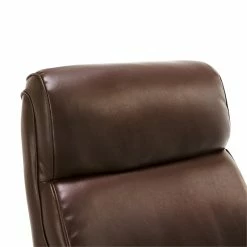 New 🛒 La-Z-Boy Office La-Z-Boy Modern Melrose Executive Office Chair Brown Bonded Leather 🔔 -Deals Writing Desks Store 2169907 17 L