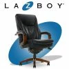 Coupon 💯 La-Z-Boy Office La-Z-Boy Big And Tall Edmonton Executive Office Chair In Black Bonded Leather ❤️