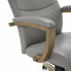 Promo 🥰 La-Z-Boy Office La-Z-Boy Modern Greyson Executive Office Chair Grey 😀 -Deals Writing Desks Store 2170136 18 L