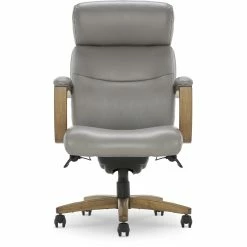 Promo 🥰 La-Z-Boy Office La-Z-Boy Modern Greyson Executive Office Chair Grey 😀 -Deals Writing Desks Store 2170136 23 L