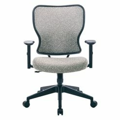 Coupon 🎁 Office Star Deluxe 2 To 1 Mechanical Chair In Gray Fabric With Adjustable Arms 🛒 -Deals Writing Desks Store 2195128 1 L