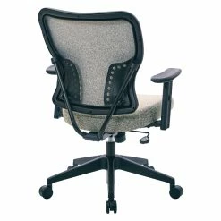 Coupon 🎁 Office Star Deluxe 2 To 1 Mechanical Chair In Gray Fabric With Adjustable Arms 🛒 -Deals Writing Desks Store 2195128 4 L