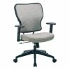 Coupon 🎁 Office Star Deluxe 2 To 1 Mechanical Chair In Gray Fabric With Adjustable Arms 🛒 -Deals Writing Desks Store 2195128 L