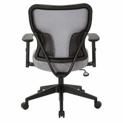Best deal 🌟 Office Star Deluxe 2 To 1 Mechanical Chair In Steel Gray Fabric With Adjustable Arms ✨ -Deals Writing Desks Store 2195139 3 L