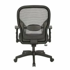 Top 10 🔥 Office Star Air Grid Black Fabric Back And Seat Managers Chair With Adjustable Flip Arms 😍 -Deals Writing Desks Store 2195262 3 L