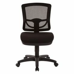 New 🛒 Office Star ProGrid Mesh Back Armless Task Chair With Padded Black FreeFlex Fabric Seat 🌟 -Deals Writing Desks Store 2195263 1 L