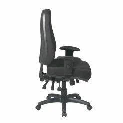 Brand new ❤️ Office Star High Back Multi Function Ergonomic Chair In Black Fabric 🛒 -Deals Writing Desks Store 2195265 1 L