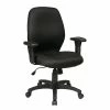 Cheap 👏 Office Star Managers Chair Black Fabric With Height Adjustable Arms And Nylon Base 🔔
