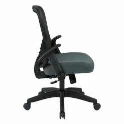 Best Pirce 🌟 Office Star SPACE Seating Deluxe Space Grid Back Chair In Gray Fabric With Memory Foam Seat 😍 -Deals Writing Desks Store 2195639 2 L