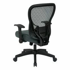 Best Pirce 🌟 Office Star SPACE Seating Deluxe Space Grid Back Chair In Gray Fabric With Memory Foam Seat 😍 -Deals Writing Desks Store 2195639 5 L