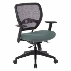 Cheapest 👍 Office Star Air Grid And Mesh Office Chair In Gray Fabric Seat ⌛
