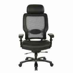 Buy 👏 Office Star Executive Big And Tall Chair In Black Bonded Leather Fabric W/ Headrest ✨ 9 Buy 👏 Office Star Executive Big And Tall Chair In Black Bonded Leather Fabric W/ Headrest ✨ -Deals Writing Desks Store 2195666 1 L
