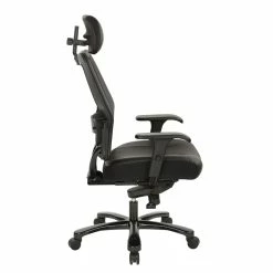 Buy 👏 Office Star Executive Big And Tall Chair In Black Bonded Leather Fabric W/ Headrest ✨ 10 Buy 👏 Office Star Executive Big And Tall Chair In Black Bonded Leather Fabric W/ Headrest ✨ -Deals Writing Desks Store 2195666 2 L