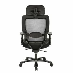 Buy 👏 Office Star Executive Big And Tall Chair In Black Bonded Leather Fabric W/ Headrest ✨ 11 Buy 👏 Office Star Executive Big And Tall Chair In Black Bonded Leather Fabric W/ Headrest ✨ -Deals Writing Desks Store 2195666 3 L